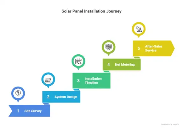 Our Solar Panel Installation Process - visual selection